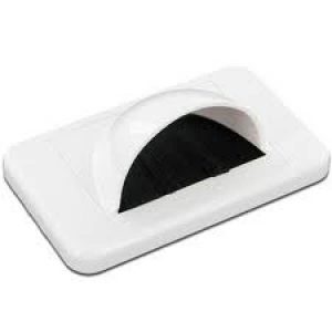 Digitek Media Style Wallplate (Bullnose) - White