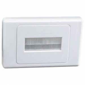 Digitek Media Style Wallplate (Flat) - White