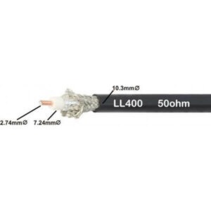 LL400 Coaxial Cable, N Male to SMA Male